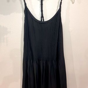 Banana Republic black silk sundress